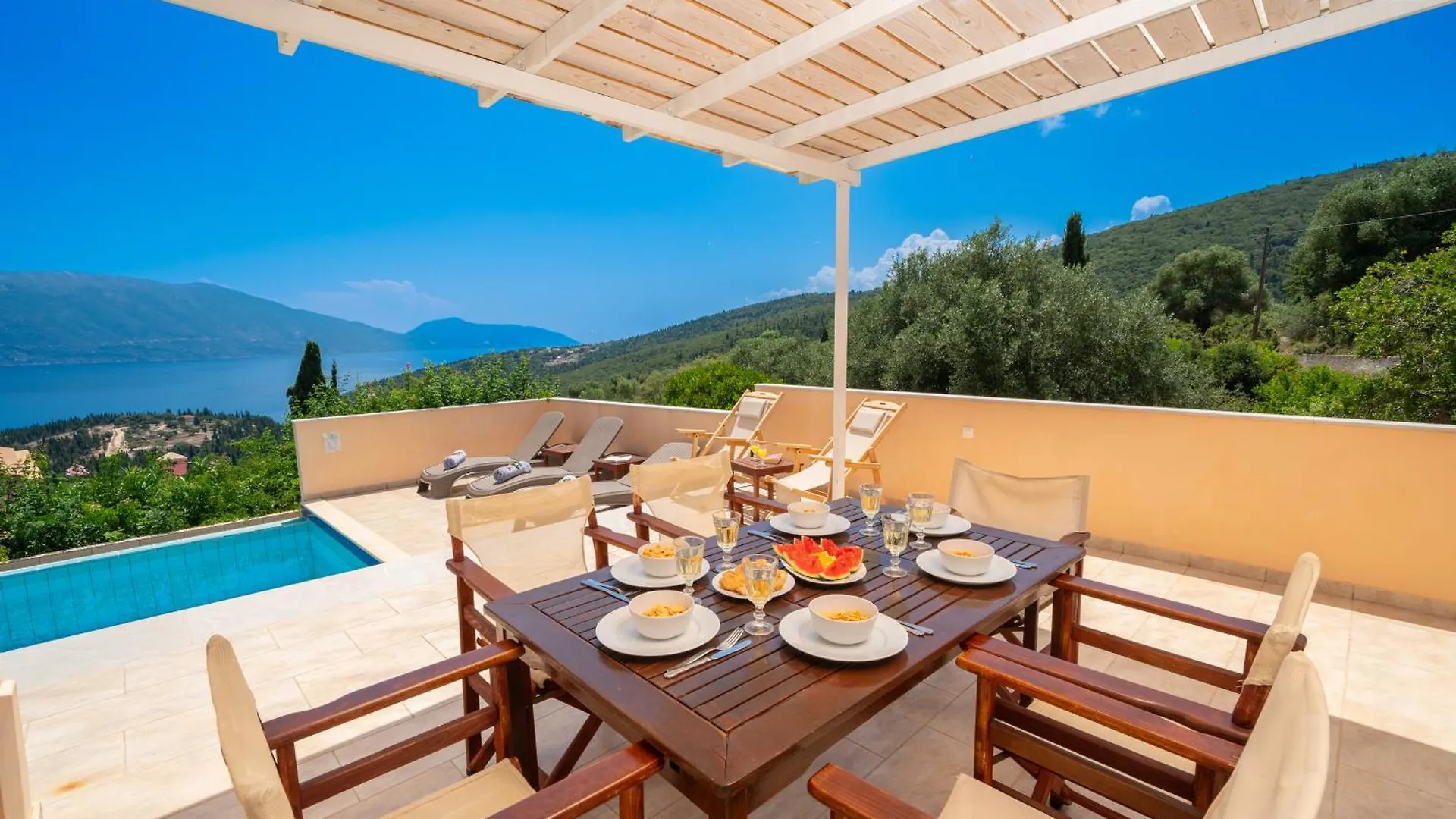 Villa Apollo Up To 8Px, Private Pool فيسكاردو اليونان